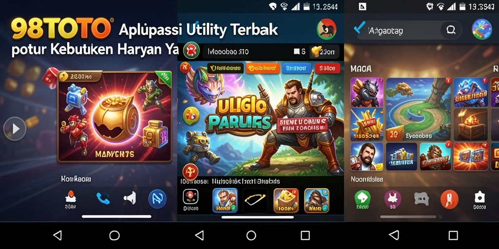 Tampilan antarmuka pengguna 98TOTO yang menarik dan fungsional.