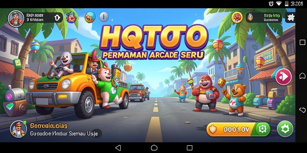 Tangkapan layar utama HQTOTO menampilkan aksi gameplay yang seru.