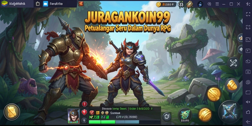 Tangkapan layar gameplay JURAGANKOIN99 yang mendebarkan saat menjelajahi dunia RPG.