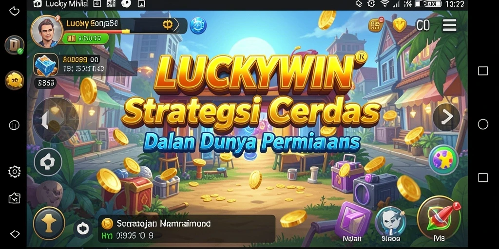 Screenshot gameplay LUCKYWIN menampilkan aksi strategis dalam pertempuran.