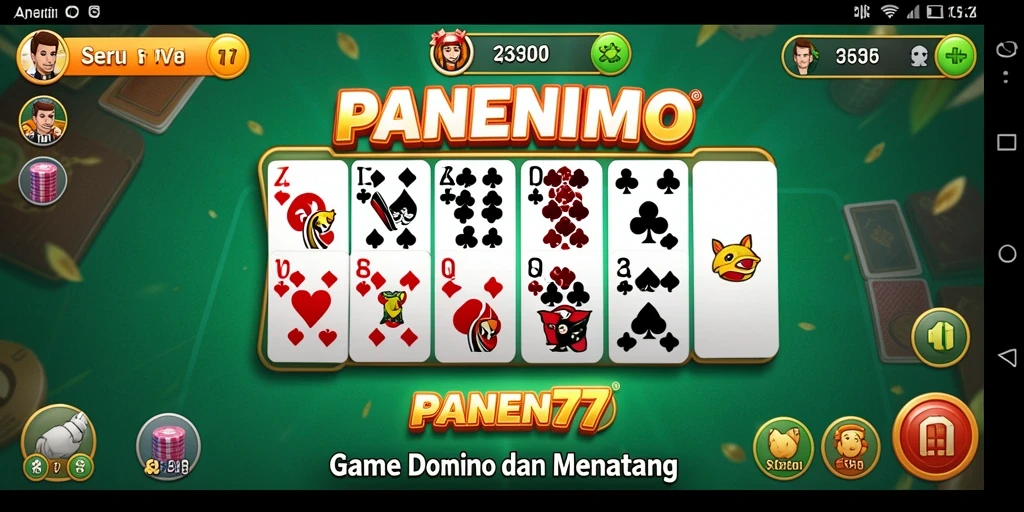 Tampilan gameplay seru dan interaktif dalam PANEN77.
