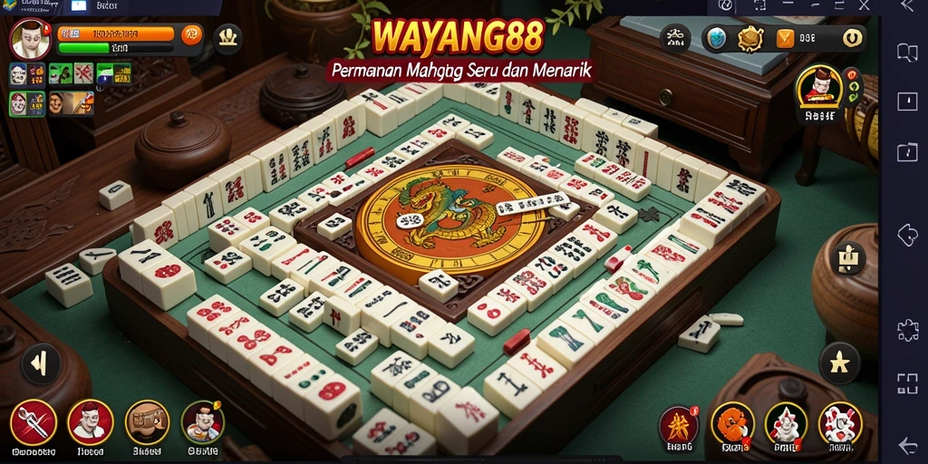 Tampilan gameplay Mahjong yang menarik di WAYANG88.